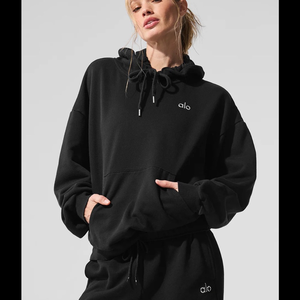 Alo accolade black sweatsuit